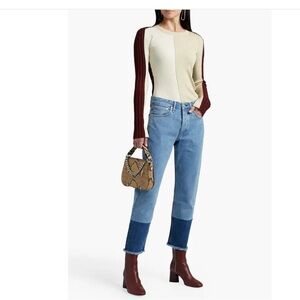 rag & bone Blue and Dark Blue Ankle Jeans
